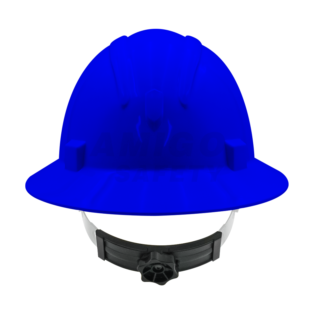 Casco Ala Completa con Suspensión Matraca de 4 Puntos LAMIRA Azul AS-4460 ... - 2